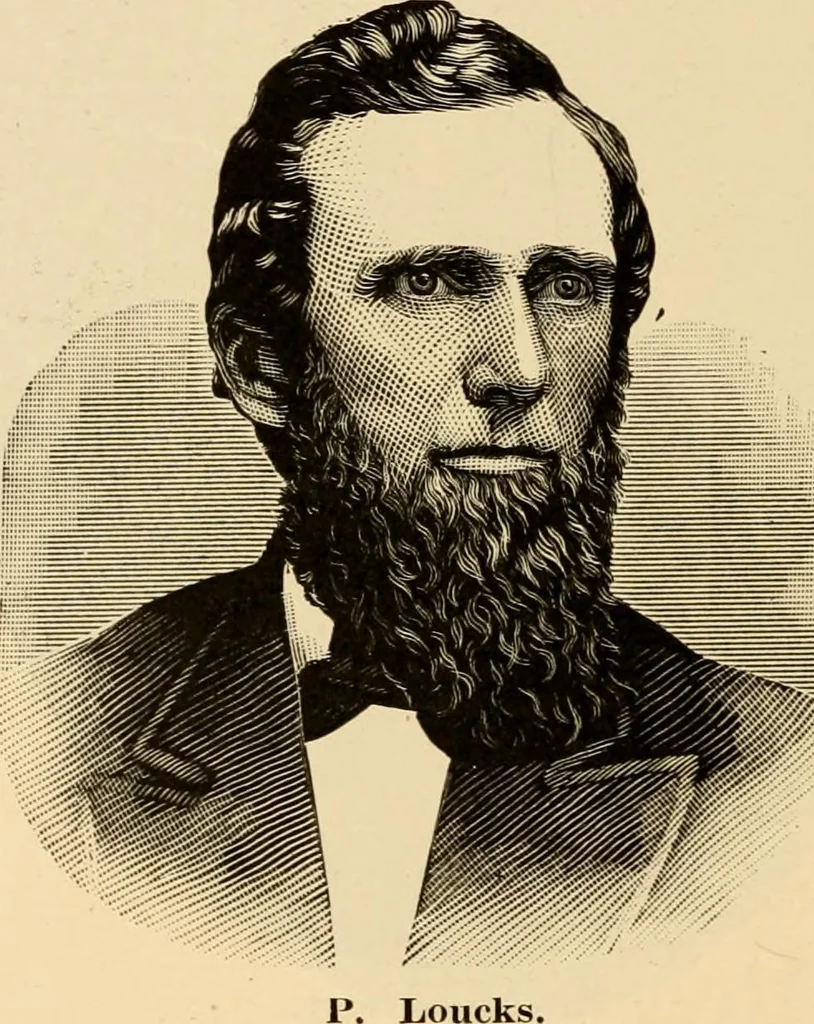 An illustration from History of the Churches of God in the United States of North America, 1914, leaf 855