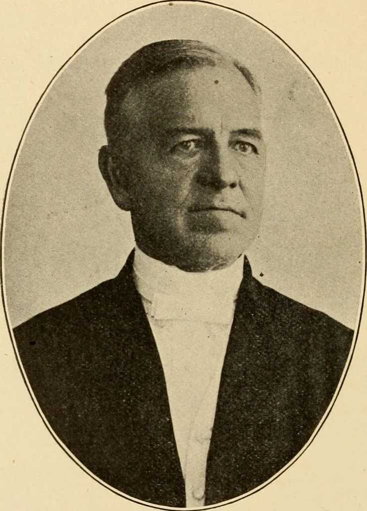 An illustration from History of the Churches of God in the United States of North America, 1914, leaf 857