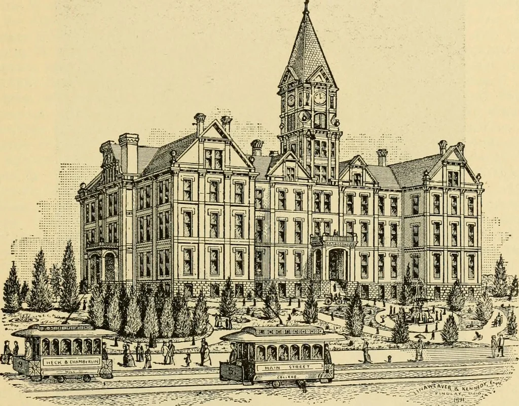 An illustration from History of the Churches of God in the United States of North America, 1914, leaf 874