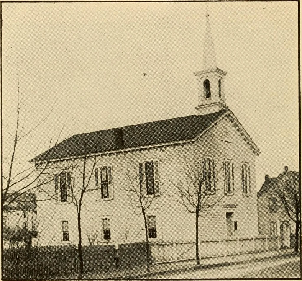 An illustration from History of the Churches of God in the United States of North America, 1914, leaf 95