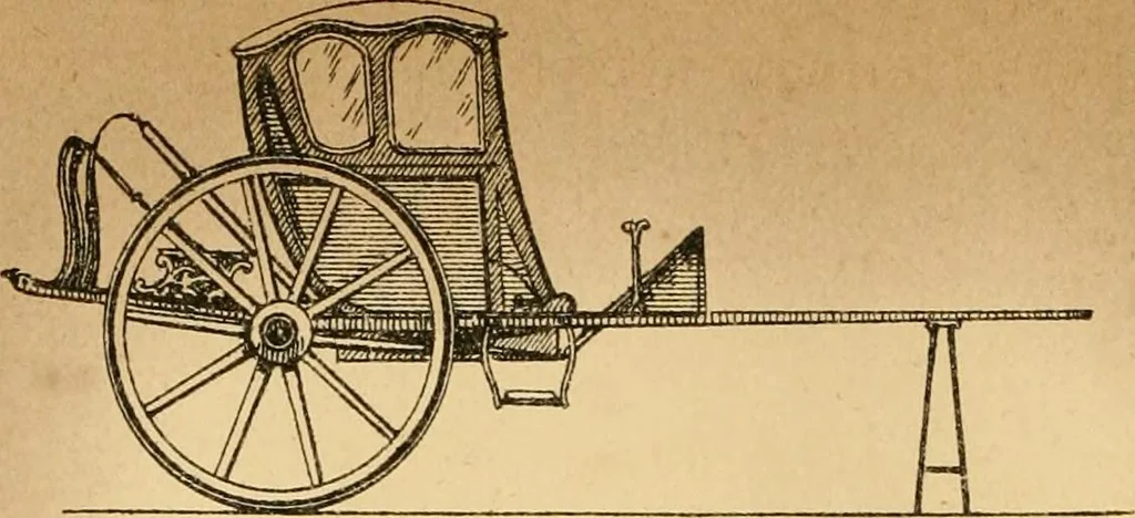 An illustration from The history of coaches, 1877, leaf 117