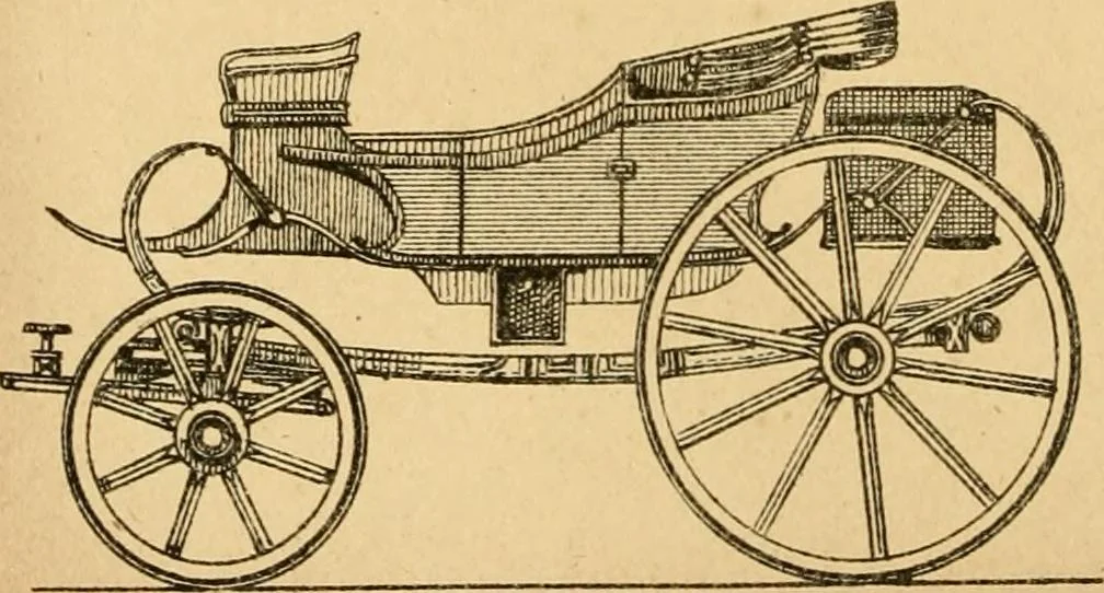 An illustration from The history of coaches, 1877, leaf 123