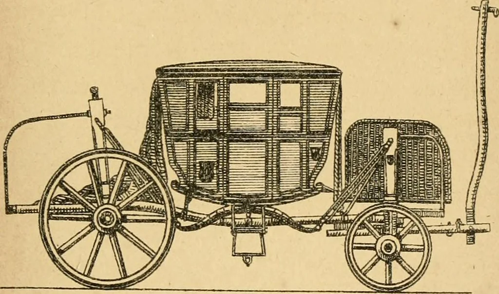 An illustration from The history of coaches, 1877, leaf 168