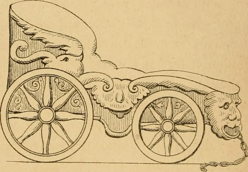 An illustration from The history of coaches, 1877, leaf 35