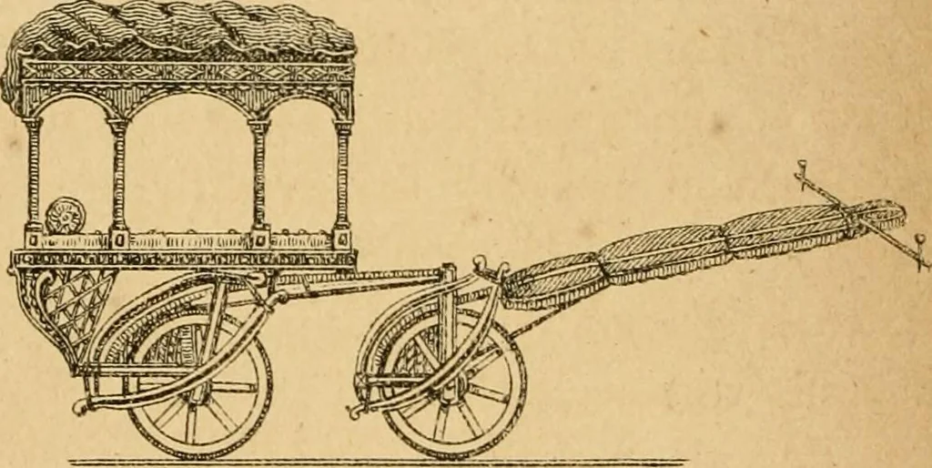 An illustration from The history of coaches, 1877, leaf 43