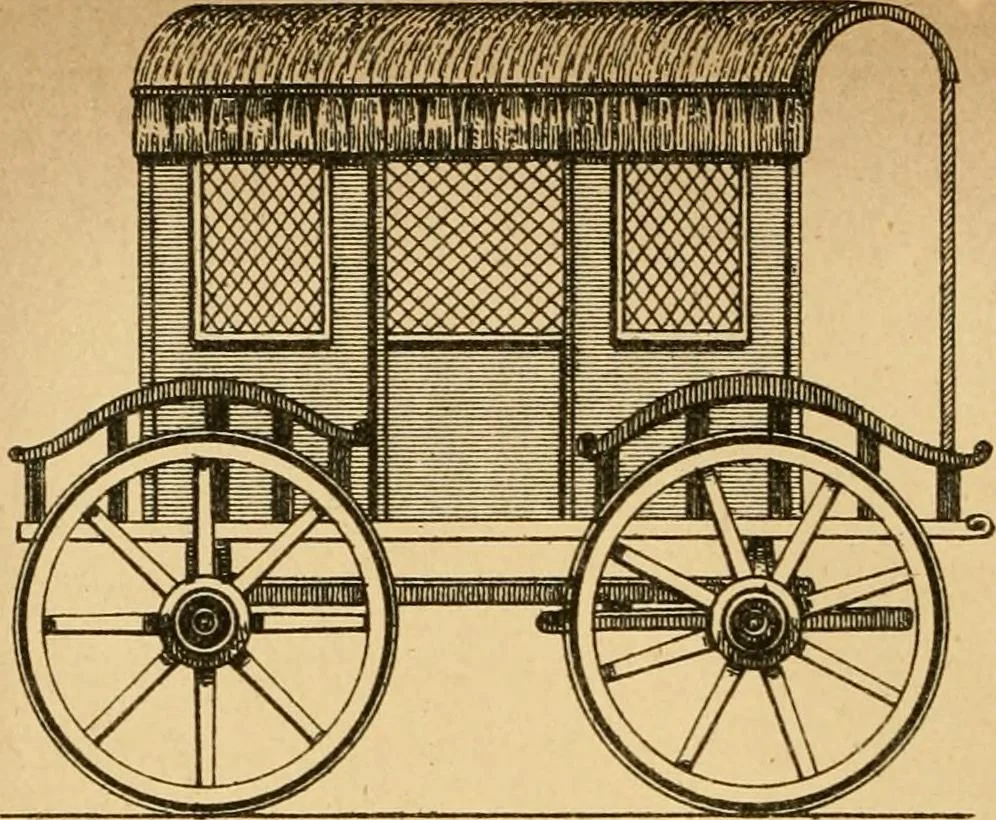 An illustration from The history of coaches, 1877, leaf 61
