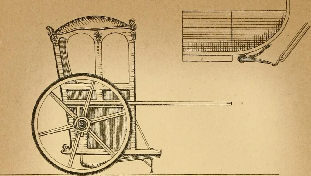 An illustration from The history of coaches, 1877, leaf 89