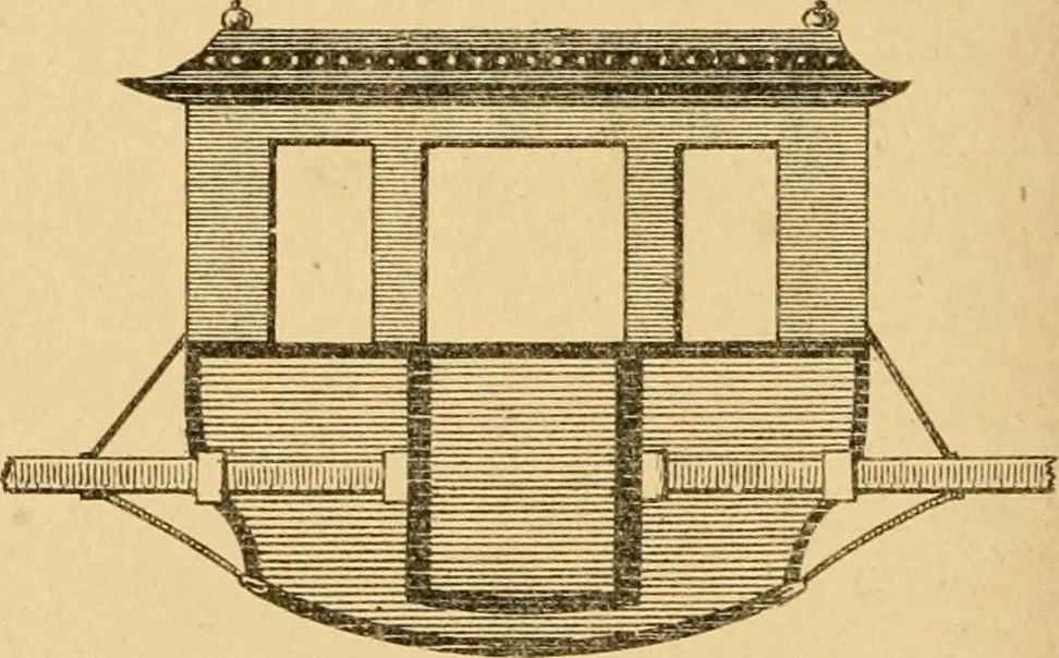 An illustration from The history of coaches, 1877, leaf 89