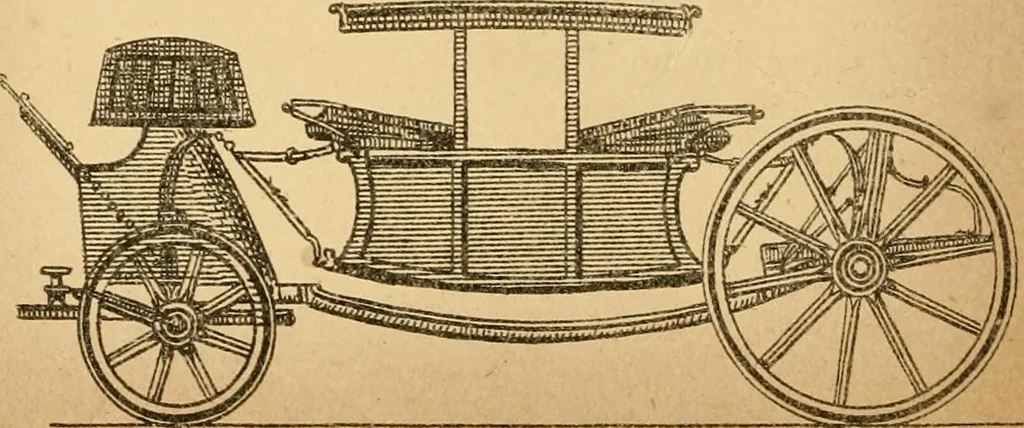 An illustration from The history of coaches, 1877, leaf 89