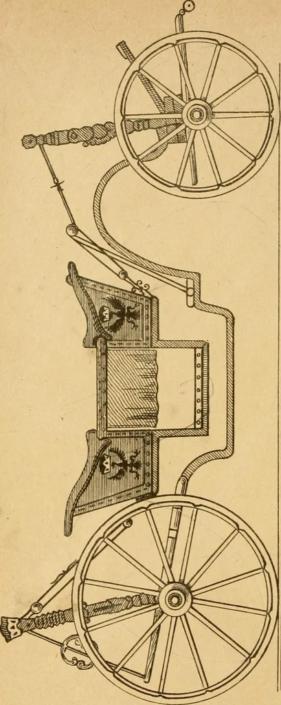 An illustration from The history of coaches, 1877, leaf 9