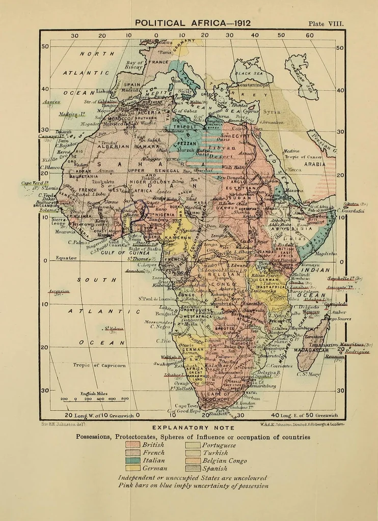 An illustration from A history of the colonization of Africa by alien races, 1913, leaf 559