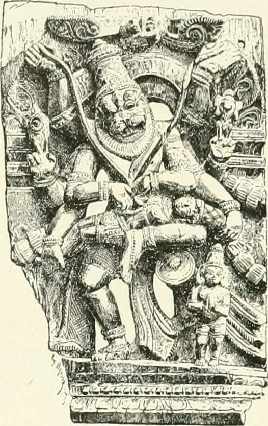 An illustration from The history of the devil and the idea of evil; from the earliest times to the present day, 1899, leaf 100
