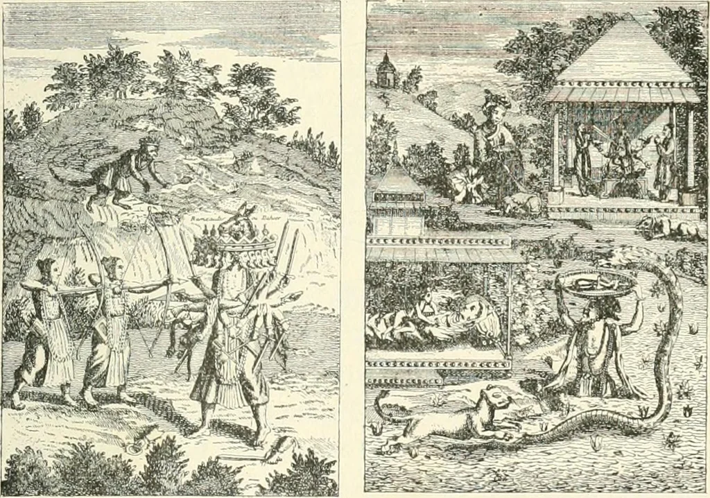 An illustration from The history of the devil and the idea of evil; from the earliest times to the present day, 1899, leaf 102