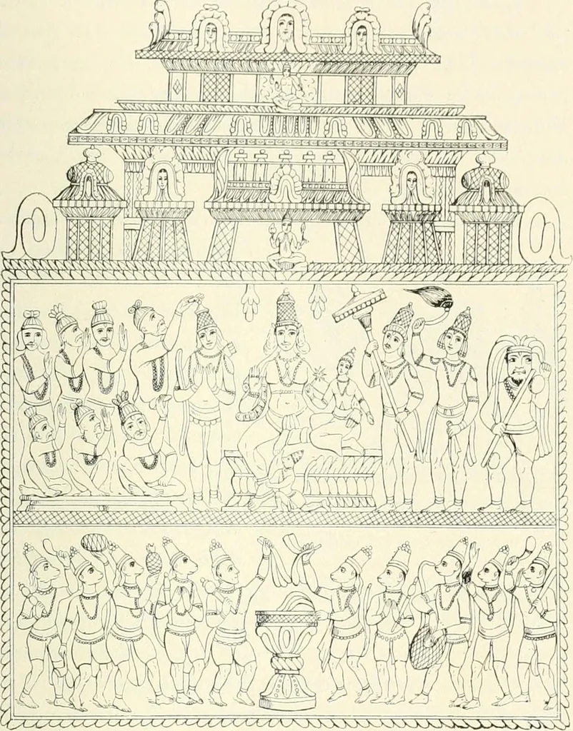 An illustration from The history of the devil and the idea of evil; from the earliest times to the present day, 1899, leaf 104