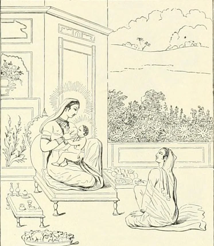 An illustration from The history of the devil and the idea of evil; from the earliest times to the present day, 1899, leaf 106