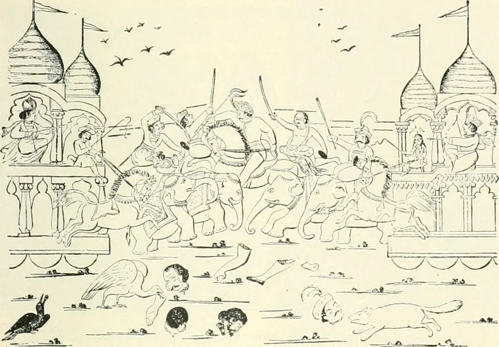 An illustration from The history of the devil and the idea of evil; from the earliest times to the present day, 1899, leaf 110