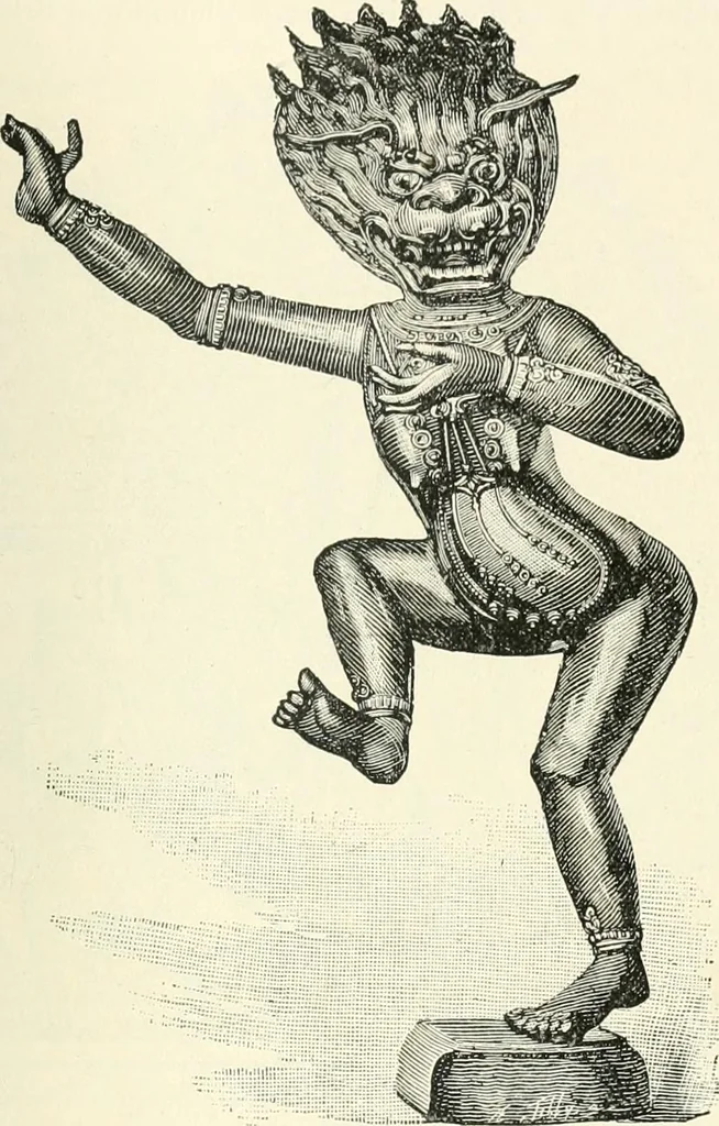 An illustration from The history of the devil and the idea of evil; from the earliest times to the present day, 1899, leaf 118