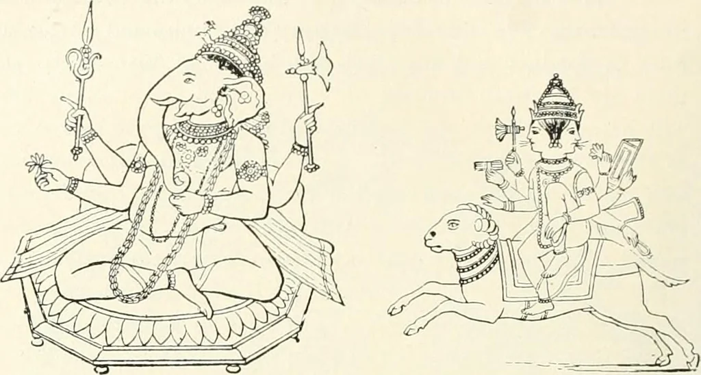 An illustration from The history of the devil and the idea of evil; from the earliest times to the present day, 1899, leaf 121