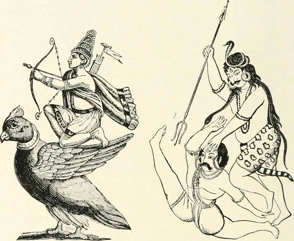 An illustration from The history of the devil and the idea of evil; from the earliest times to the present day, 1899, leaf 121