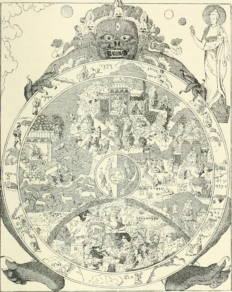 An illustration from The history of the devil and the idea of evil; from the earliest times to the present day, 1899, leaf 140