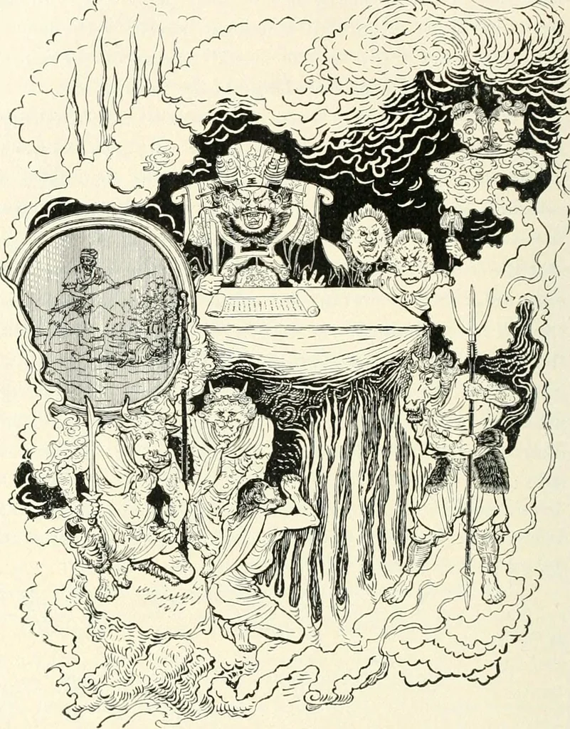 An illustration from The history of the devil and the idea of evil; from the earliest times to the present day, 1899, leaf 147