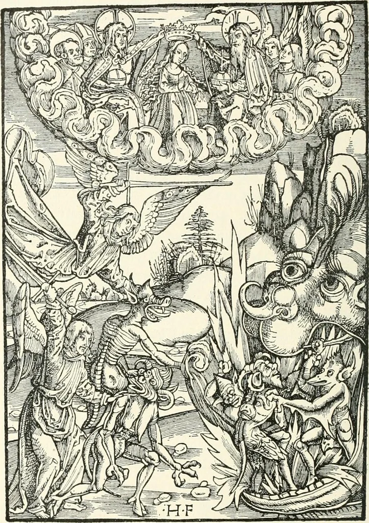 An illustration from The history of the devil and the idea of evil; from the earliest times to the present day, 1899, leaf 163