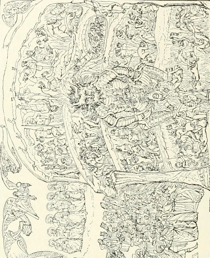 An illustration from The history of the devil and the idea of evil; from the earliest times to the present day, 1899, leaf 183