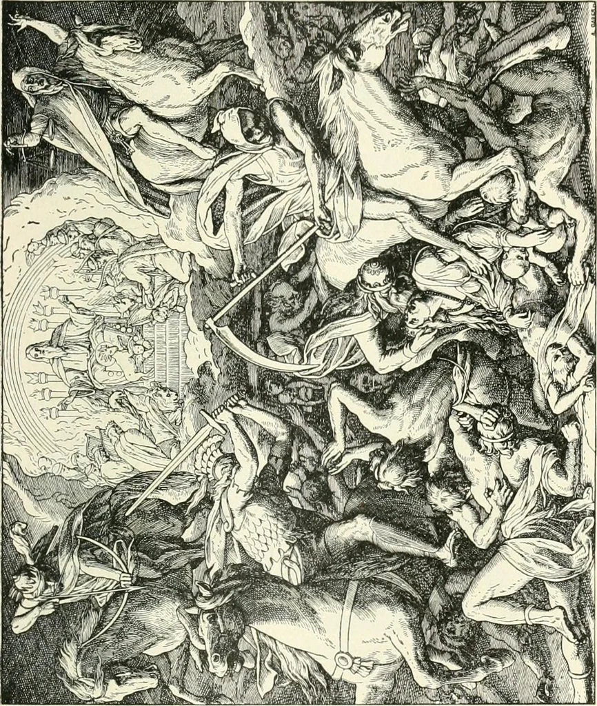 An illustration from The history of the devil and the idea of evil; from the earliest times to the present day, 1899, leaf 188