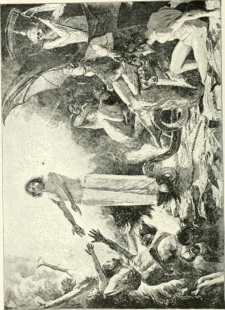 An illustration from The history of the devil and the idea of evil; from the earliest times to the present day, 1899, leaf 195
