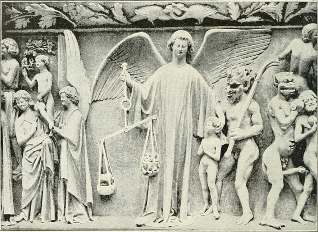 An illustration from The history of the devil and the idea of evil; from the earliest times to the present day, 1899, leaf 199