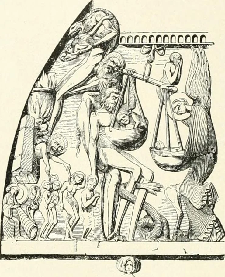 An illustration from The history of the devil and the idea of evil; from the earliest times to the present day, 1899, leaf 207