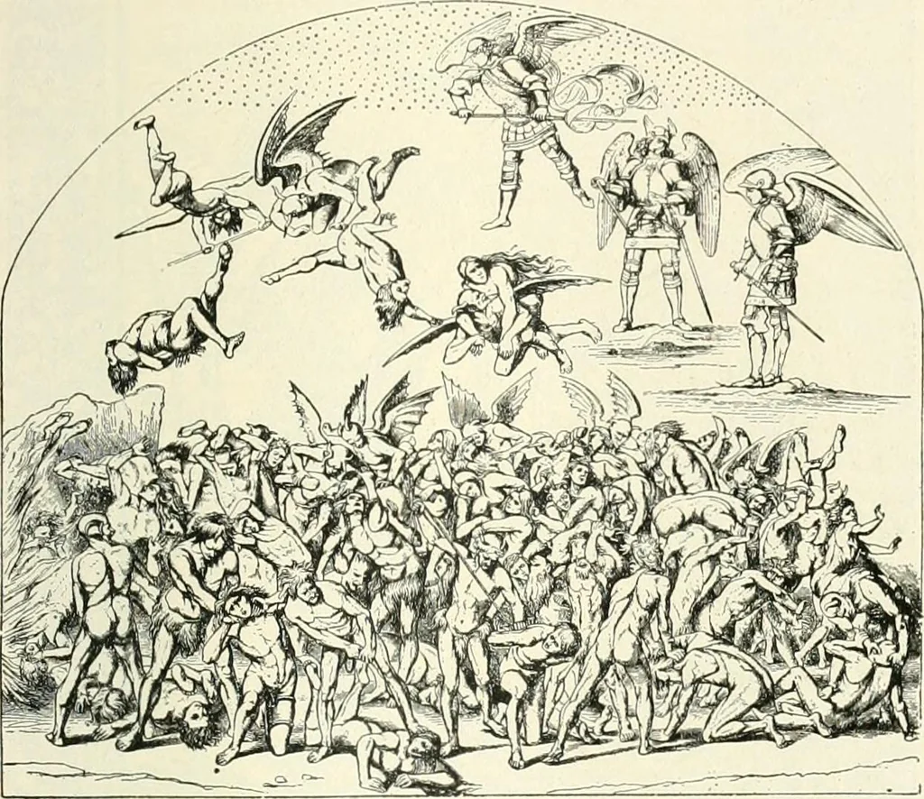 An illustration from The history of the devil and the idea of evil; from the earliest times to the present day, 1899, leaf 208