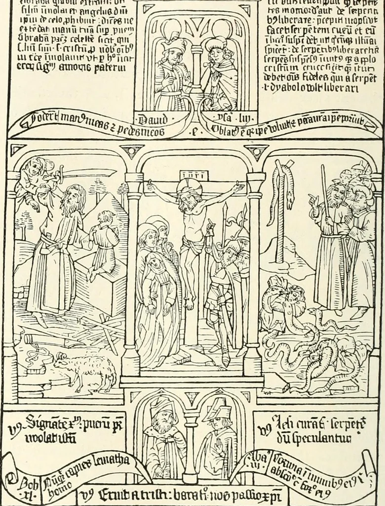 An illustration from The history of the devil and the idea of evil; from the earliest times to the present day, 1899, leaf 215