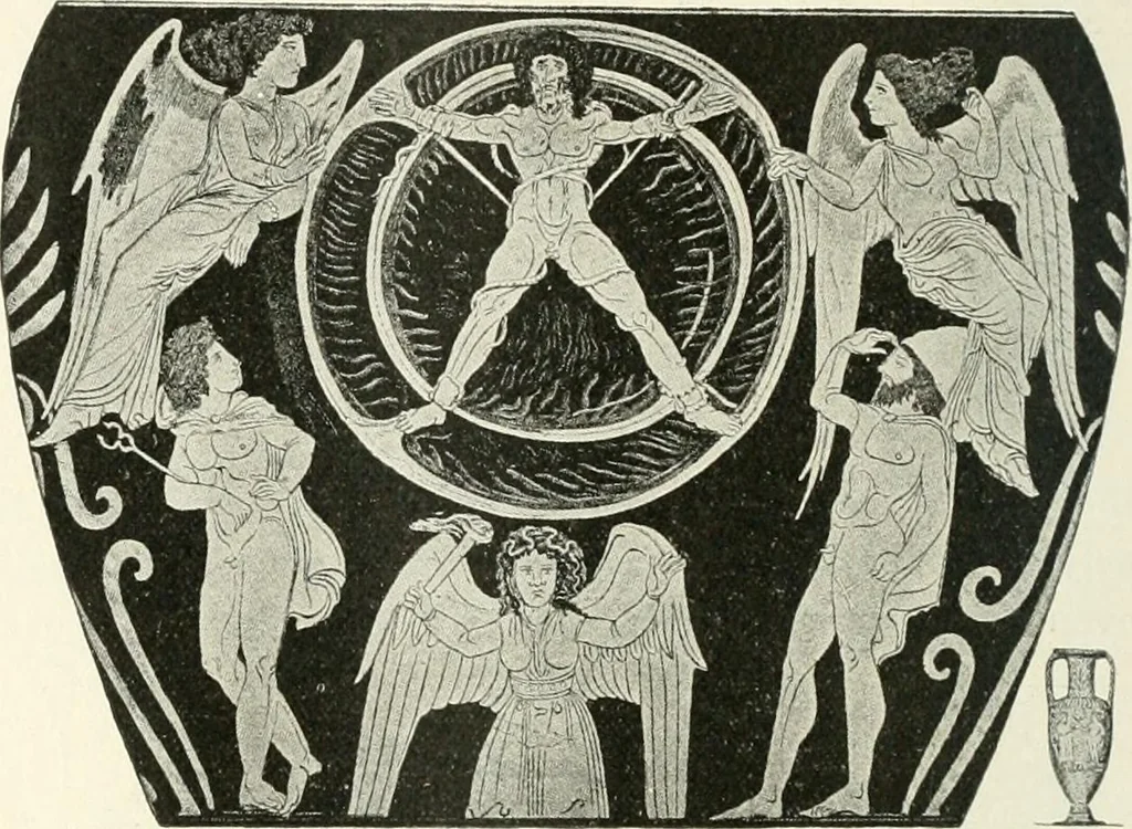 An illustration from The history of the devil and the idea of evil; from the earliest times to the present day, 1899, leaf 217