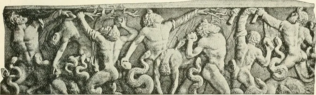 An illustration from The history of the devil and the idea of evil; from the earliest times to the present day, 1899, leaf 218