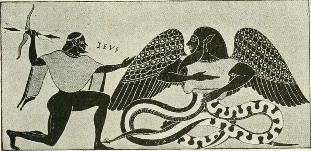 An illustration from The history of the devil and the idea of evil; from the earliest times to the present day, 1899, leaf 218
