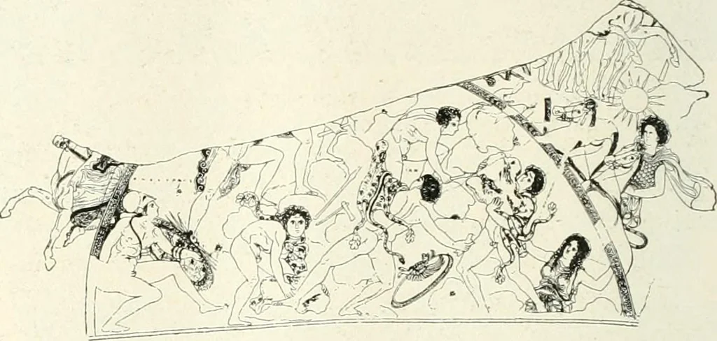 An illustration from The history of the devil and the idea of evil; from the earliest times to the present day, 1899, leaf 219