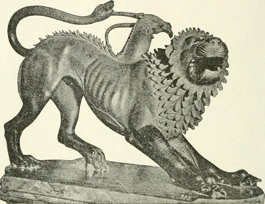 An illustration from The history of the devil and the idea of evil; from the earliest times to the present day, 1899, leaf 221