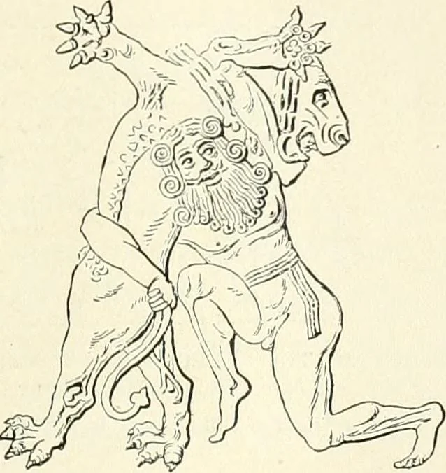 An illustration from The history of the devil and the idea of evil; from the earliest times to the present day, 1899, leaf 228