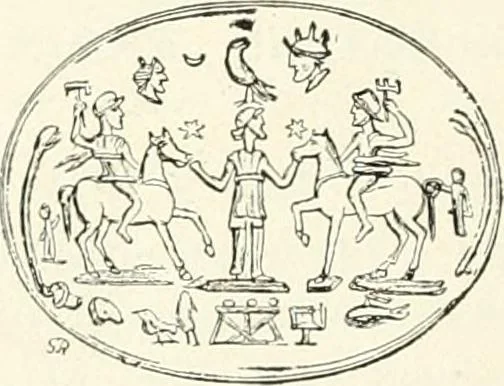 An illustration from The history of the devil and the idea of evil; from the earliest times to the present day, 1899, leaf 239