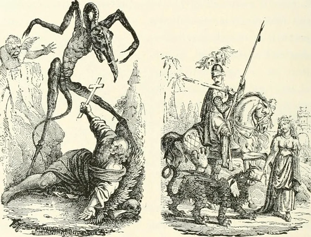 An illustration from The history of the devil and the idea of evil; from the earliest times to the present day, 1899, leaf 255