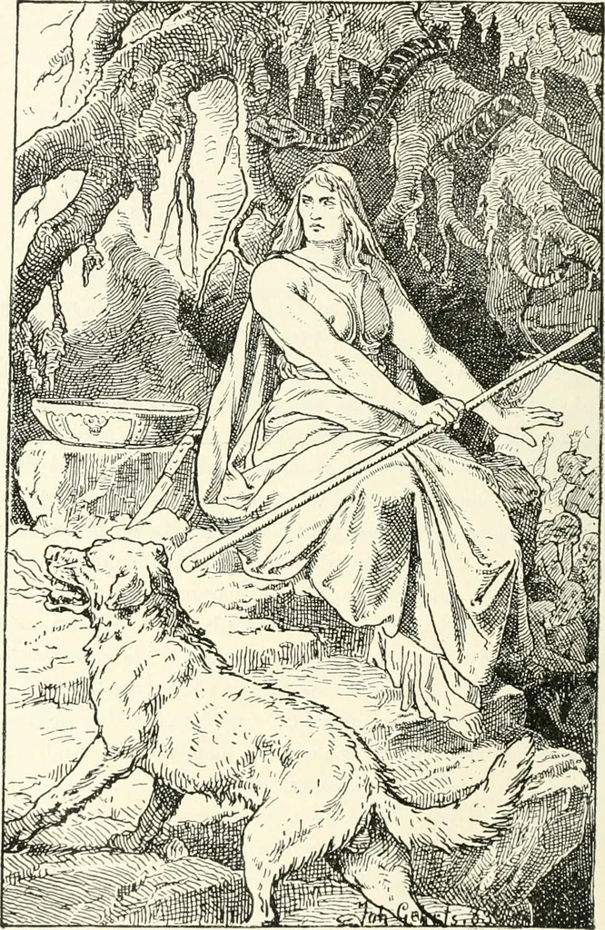 An illustration from The history of the devil and the idea of evil; from the earliest times to the present day, 1899, leaf 261