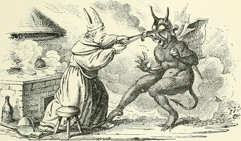 An illustration from The history of the devil and the idea of evil; from the earliest times to the present day, 1899, leaf 274