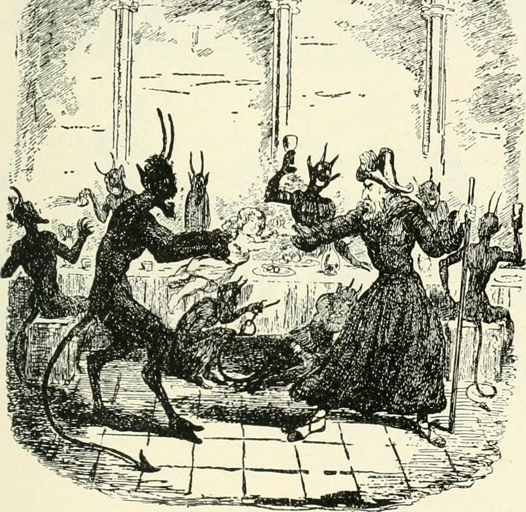 An illustration from The history of the devil and the idea of evil; from the earliest times to the present day, 1899, leaf 276