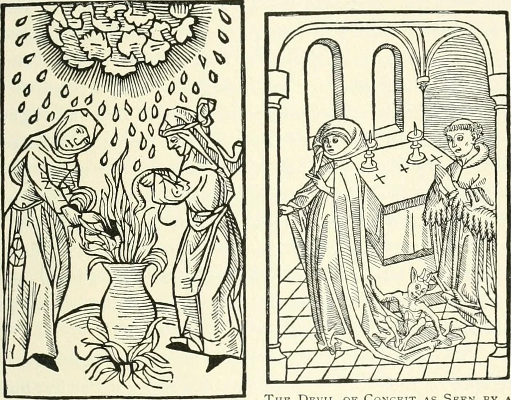 An illustration from The history of the devil and the idea of evil; from the earliest times to the present day, 1899, leaf 304