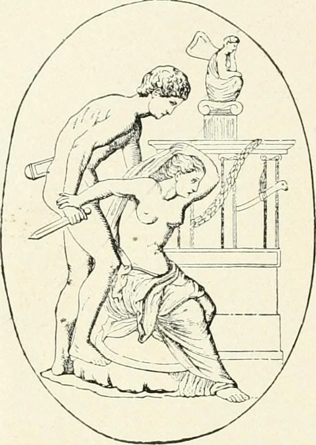 An illustration from The history of the devil and the idea of evil; from the earliest times to the present day, 1899, leaf 31