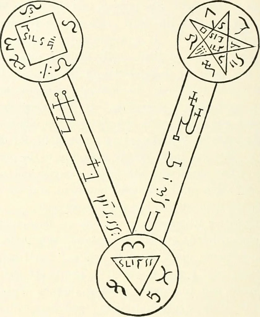 An illustration from The history of the devil and the idea of evil; from the earliest times to the present day, 1899, leaf 313