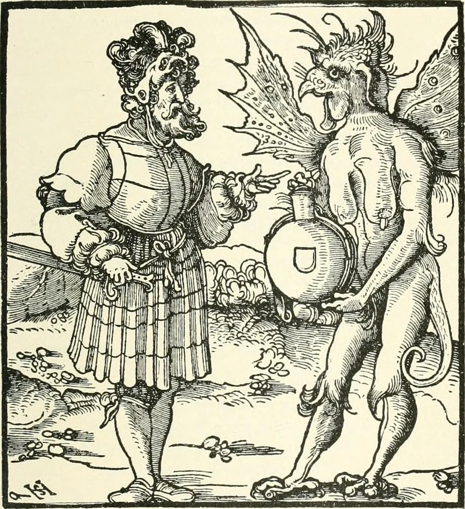 An illustration from The history of the devil and the idea of evil; from the earliest times to the present day, 1899, leaf 316