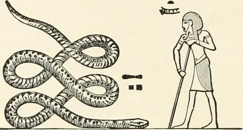 An illustration from The history of the devil and the idea of evil; from the earliest times to the present day, 1899, leaf 35