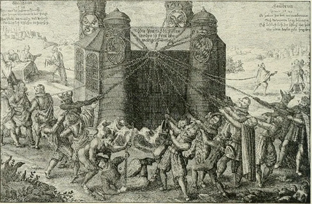 An illustration from The history of the devil and the idea of evil; from the earliest times to the present day, 1899, leaf 359